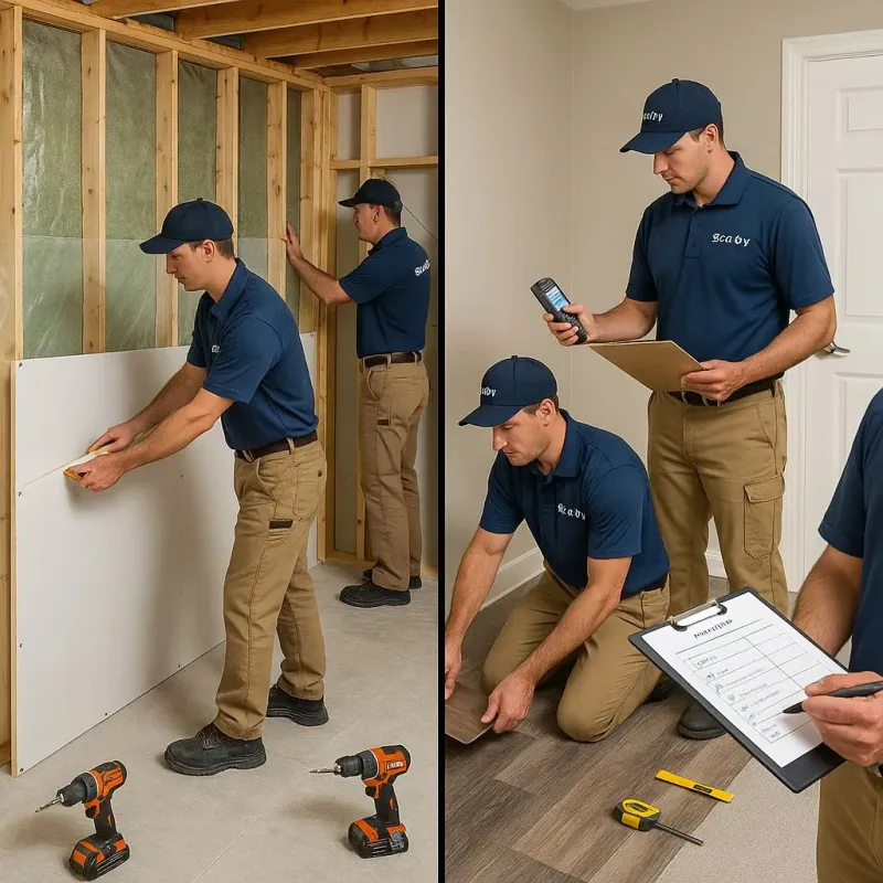 Repairs and Reconstruction process in Lavalette, WV